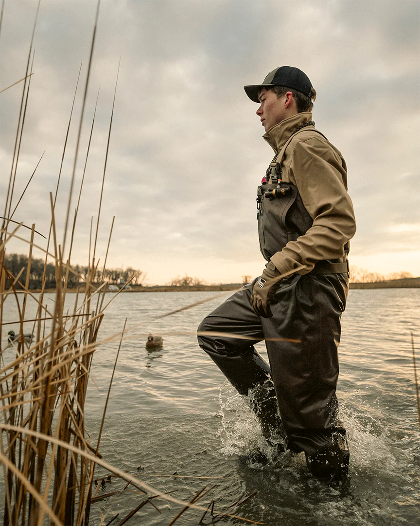 Black Label Elite Zipper Uninsulated Wader - Marsh Brown - Image 17