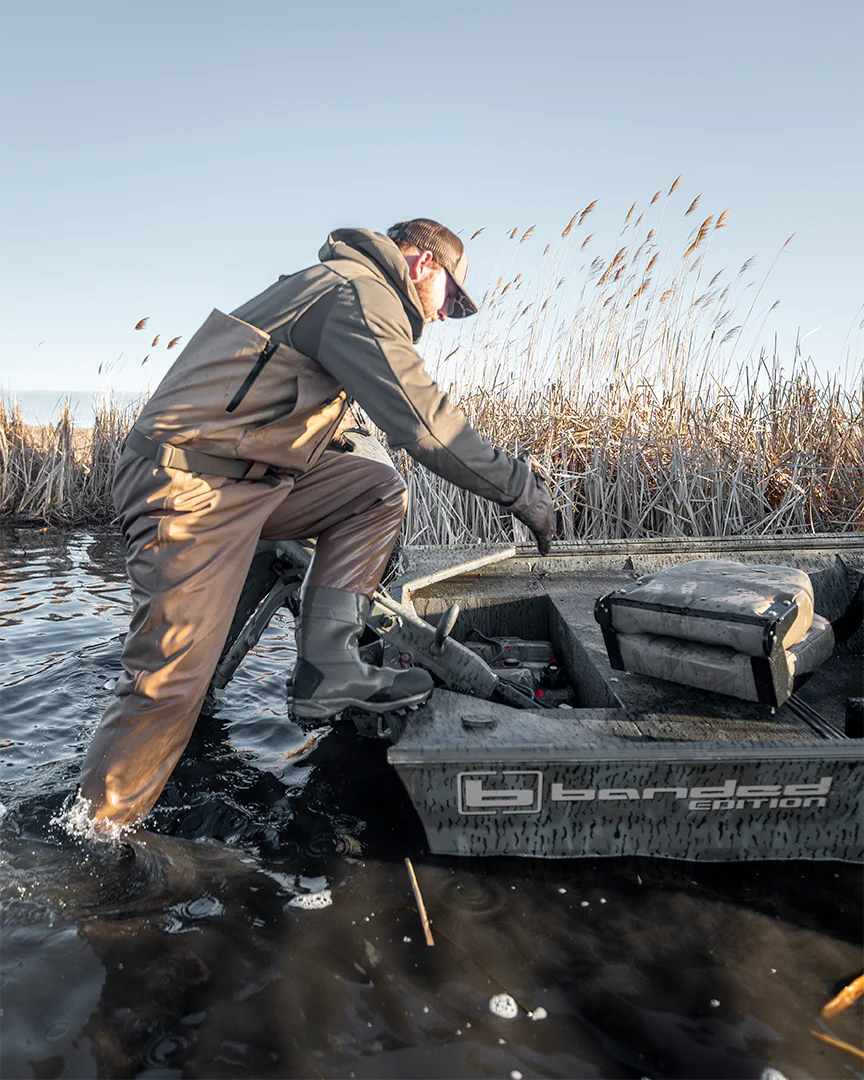 Black Label Elite Zipper Uninsulated Wader - Marsh Brown - Image 18