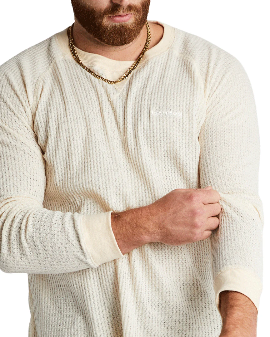 Grey Cliff Waffle Long-Sleeve Top - Image 3